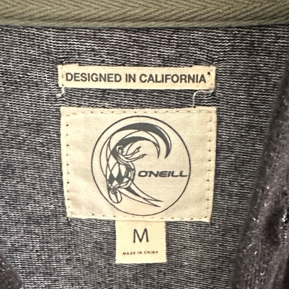 O'Neill Black and Gray  Zip-Up Jacket - Picture 3 of 9